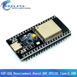 Dual Core Bluetooth & WIFI Development Board with Low Power Consumption Technology (38P CP2102 Type - C)