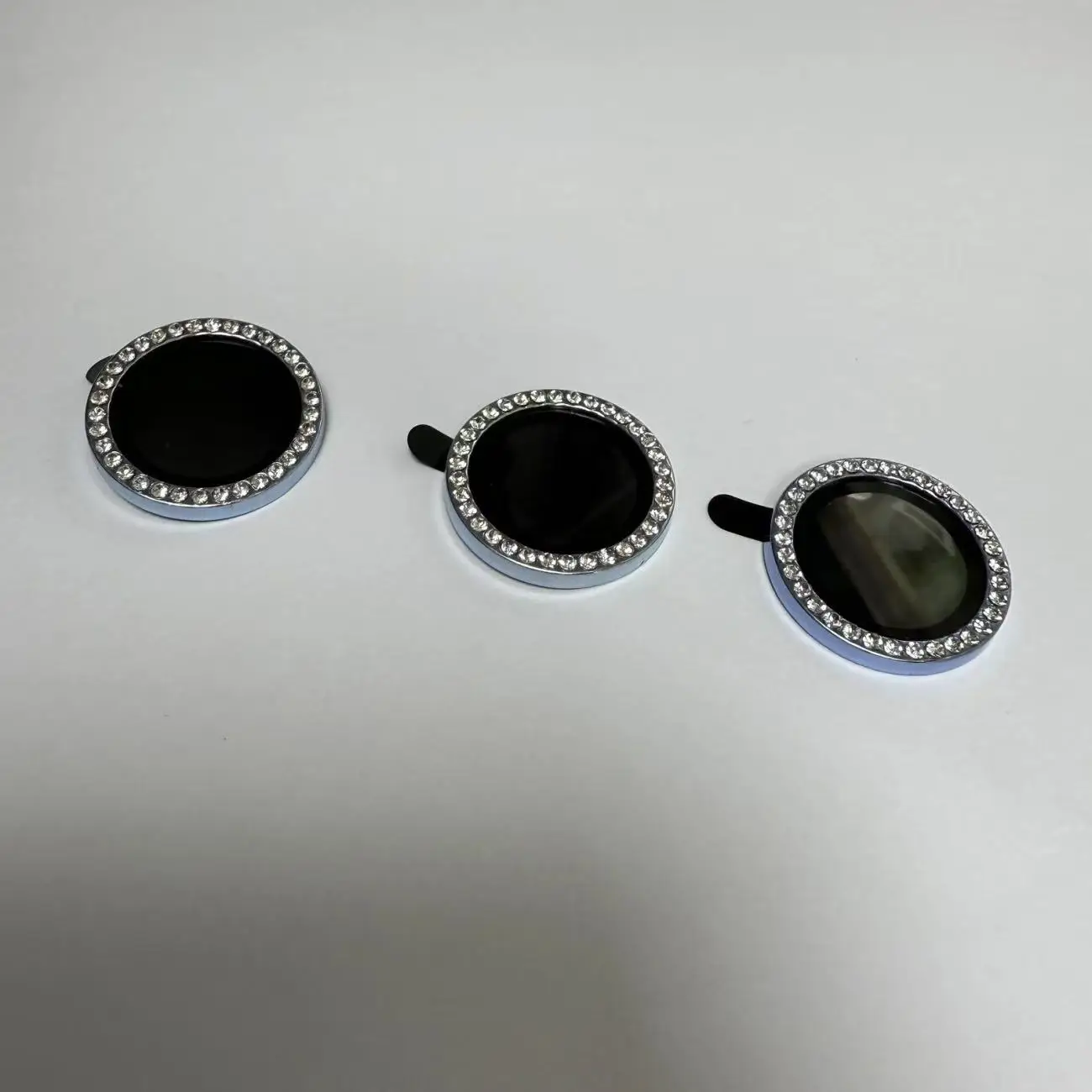 Purple Orange Diamond Camera Lens Protector - Stylish Glass Accessory