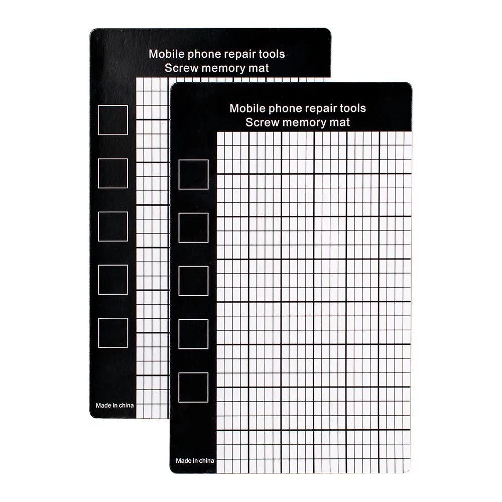 

Magnetic Screw Mat Memory Chart Work Pad Working Memory Pad For Little Small Screws Holds Mobile Phone Repair Tool 145×90m