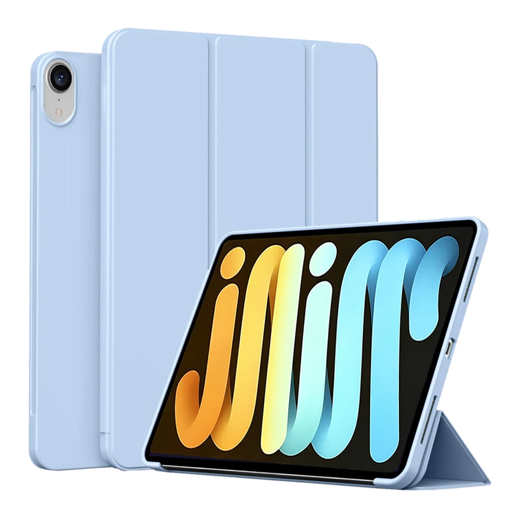 Premium Magnetic Flip Smart Cover with Soft Silicone Back