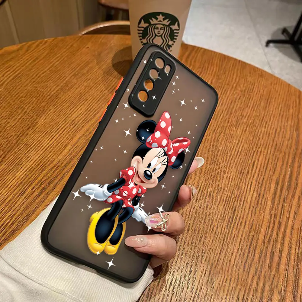 thumbnail image 1 of Matte Case for Huawei NOVA Y70 10 9 8SE 8 7SE 7I 7 6 5I 5 3I 4G 5G Case Funda Coque Capa Shell Mickey Minnie Mouse Anime Cartoon, 1 of 5