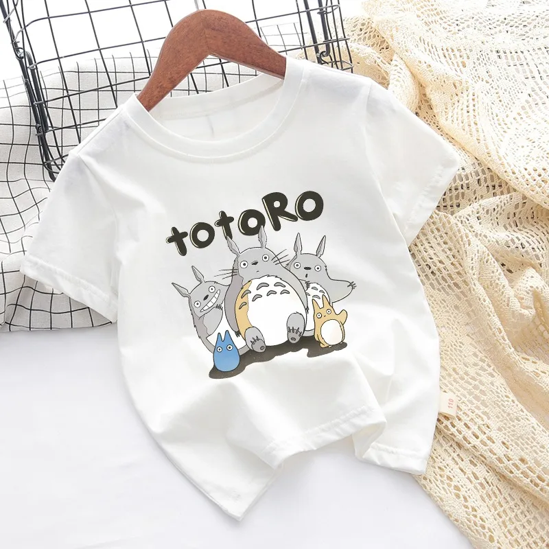 Totoro Cartoon Anime Unisex Short Sleeve T-shirt - Comfortable & Stylish Summer Top, Perfect Gift