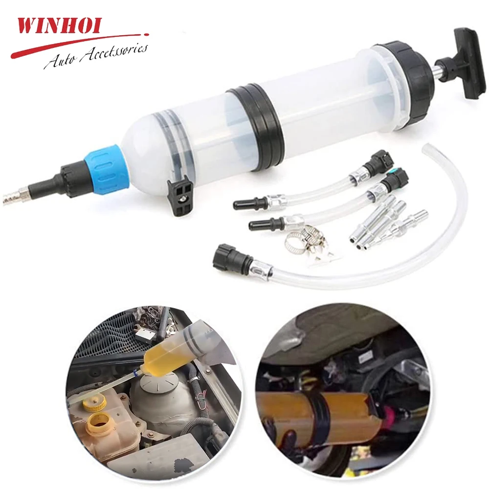 1500ml/500ml Car Oil Exchanger Pump Large Capacity Brake Bleeder Device Car Brake Pumping Tools Oil Fluid Replacement Equipment