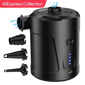 AliExpress 컬렉션 전기 공기 펌프 팽창식 쿠션 공기를 위한 휴대용 무선 공기 압축기 팽창기/제열 펌프