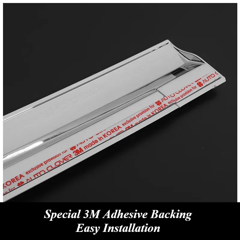 Car Window Rain Guard Sun Visor Cover Shield Side Window Deflector Fully Electroplated MotificationStyling for Toyota Prado2700