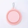 Pet Portable Foldable Bowl for Outdoor, Hanging Pet Drinking Water Feeding Silicone Bowl, Can be Used for Cats and Dogs 6