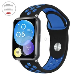 Breathable Silicone Sport Wristband for Smartwatch - Vitality Bracelet Accessories (13 black blue)