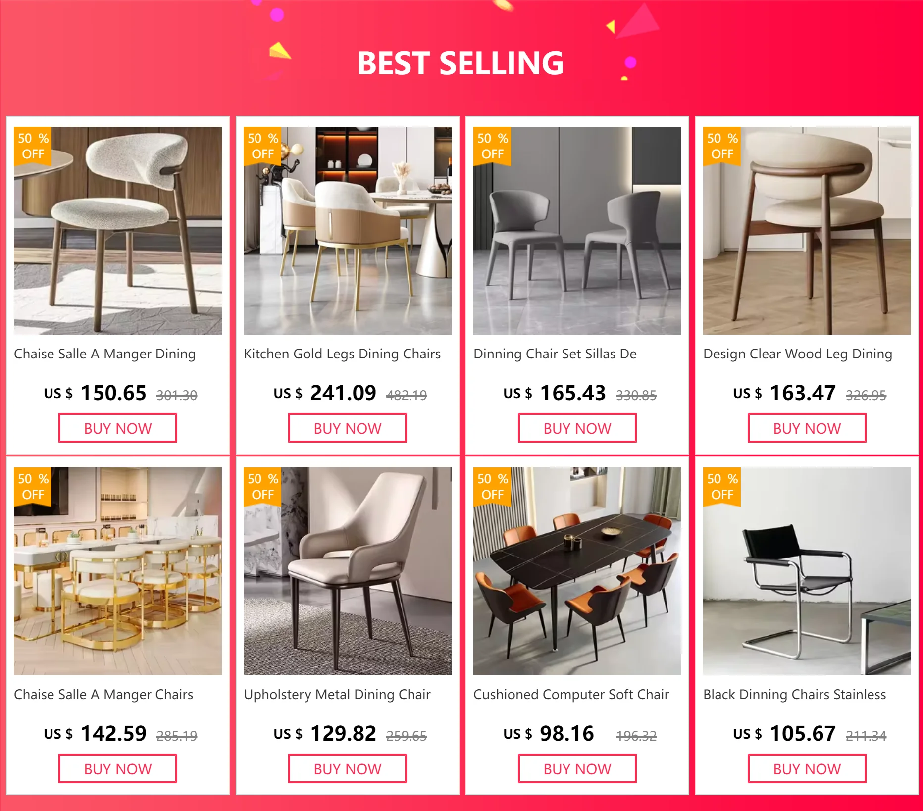 Description Picture 2 of itemMinimalist Beige Dining Chairs Gold Legs Armrest Soft Cushions Chairs Beige Fancy Chaises Salle Manger Living Room Furniture