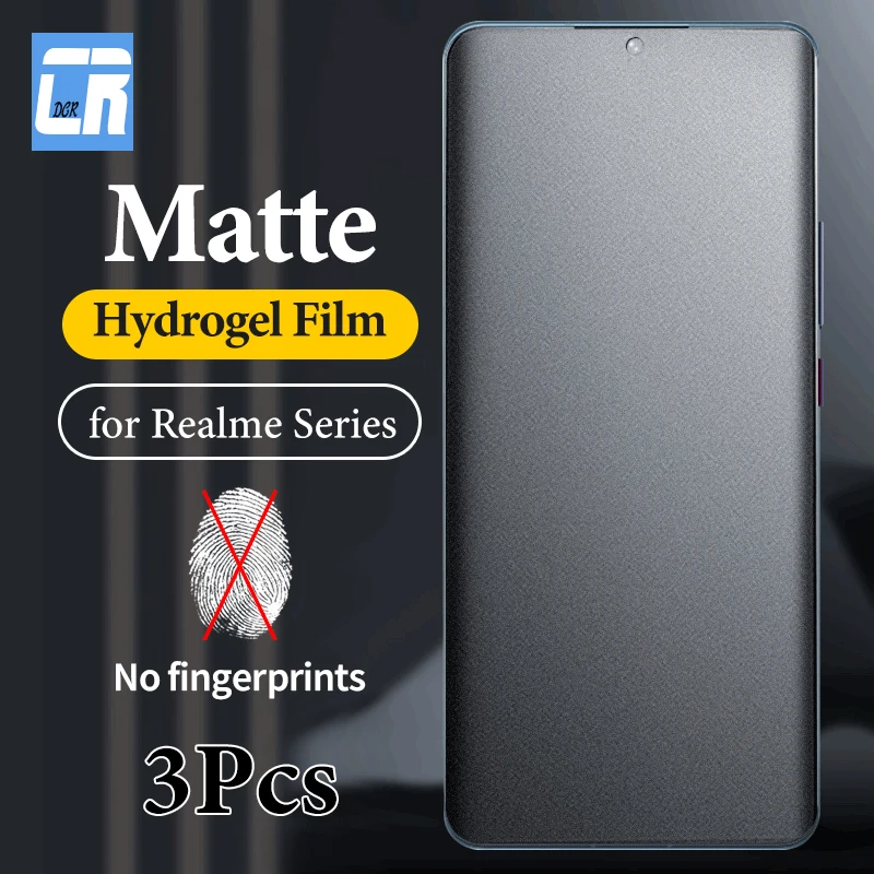 

1-3pcs Matte Hydrogel Film for OPPO Realme 11 10 10T 9i 9 Pro plus GT Neo 5 3t C30S C33 C55 C53 Nord 60 N53 N5 Screen Protector