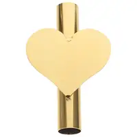 Wall Vase Plant Cuttings Decoration Flower Pot Pendant Wall-mounted Heart Design Iron Metal Professional No Drilling Required 1