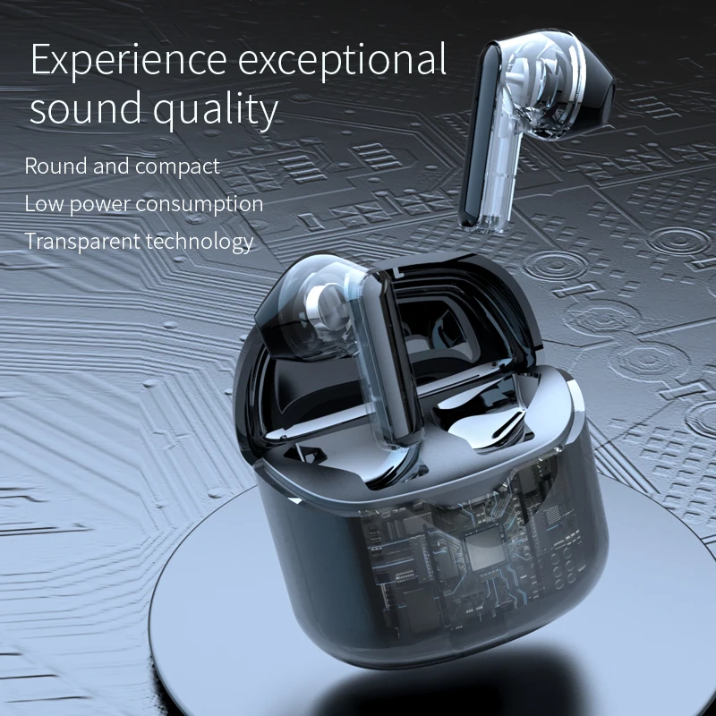 

J225 True Wireless Bluetooth 5.3 Headset HIFI stereo AAC LED luminous technology sense Headphones gaming in ear earphones