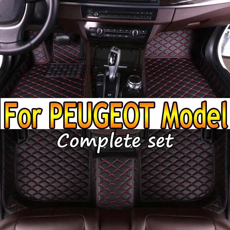 

Car Floor Mats For PEUGEOT 206 206CC 207 207CC 208 301 307cc 307 307SW 308 308CC 308GT 308SW 5seat 405 Car Accessories 2023 2022