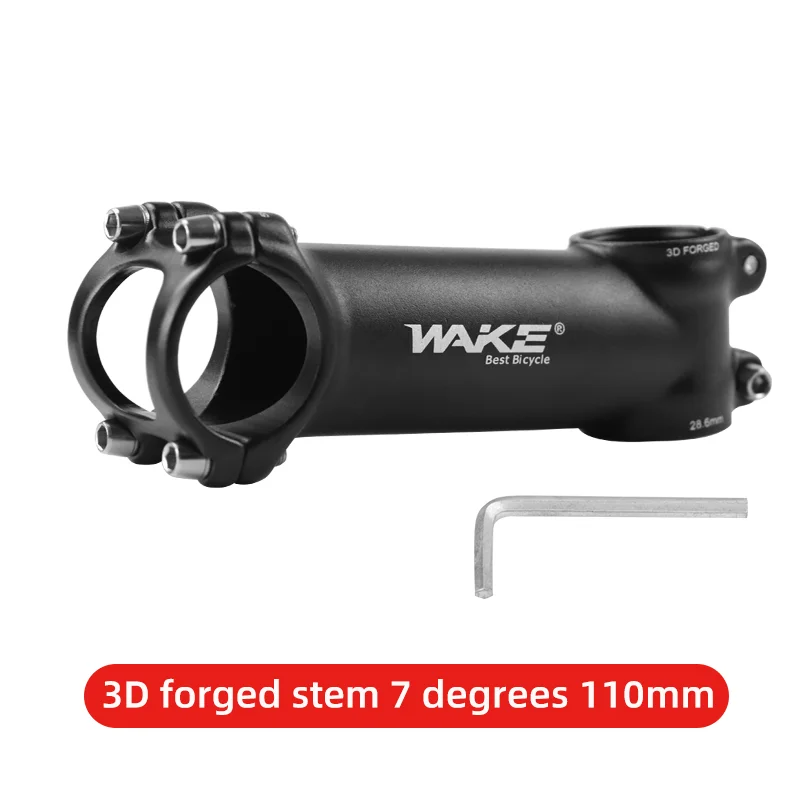 Potence VTT Réglable Wake Tige 31,8mm 90mm 0-60° - MTB - Aluminium - Neuf