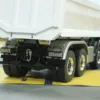 Metal 1/14 8x8 RC Hydraulic Dumper Truck Radio Control Full Tipper Sound Light 3-speed Transmission Differential Lock Axles Toy 5