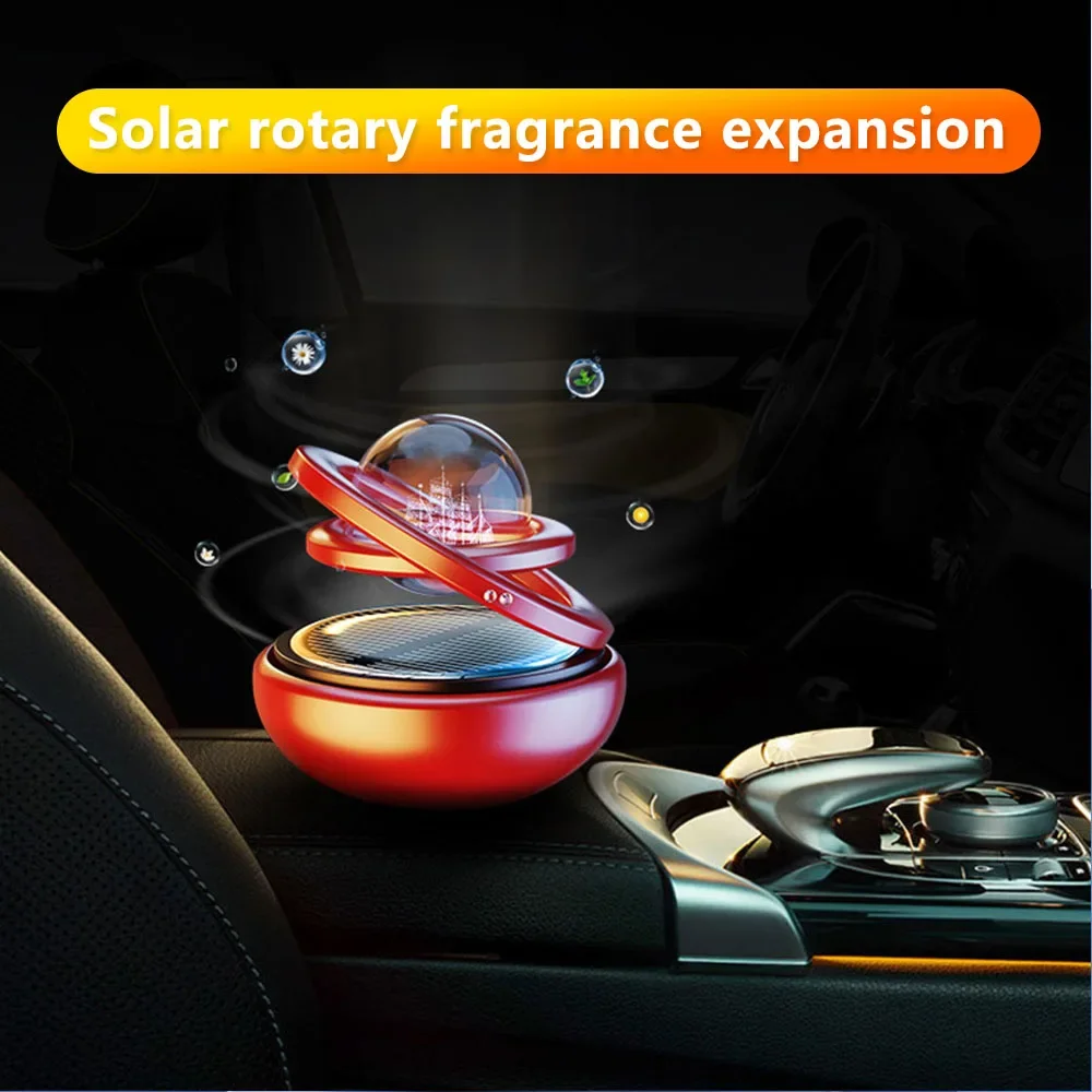 Solar-Rotating-Car-Perfume-Aluminum-Alloy-Star-Levitation-Car ...