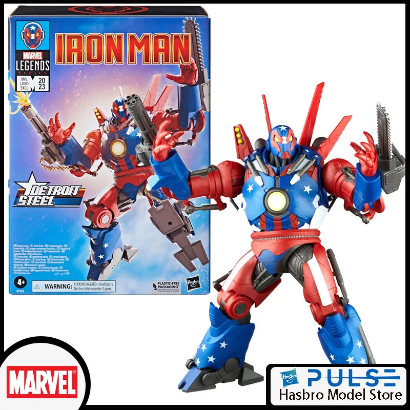 

Hasbro Marvel Legends Series Detroit Steel Comics Iron Man Action Figure 6-Inch Scale Scale (15Cm) Figure Premium Model Toy