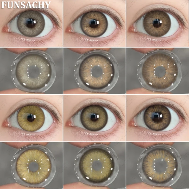 FUNSACHY 1 paire de lentilles de Contact colorées pour les yeux — free download