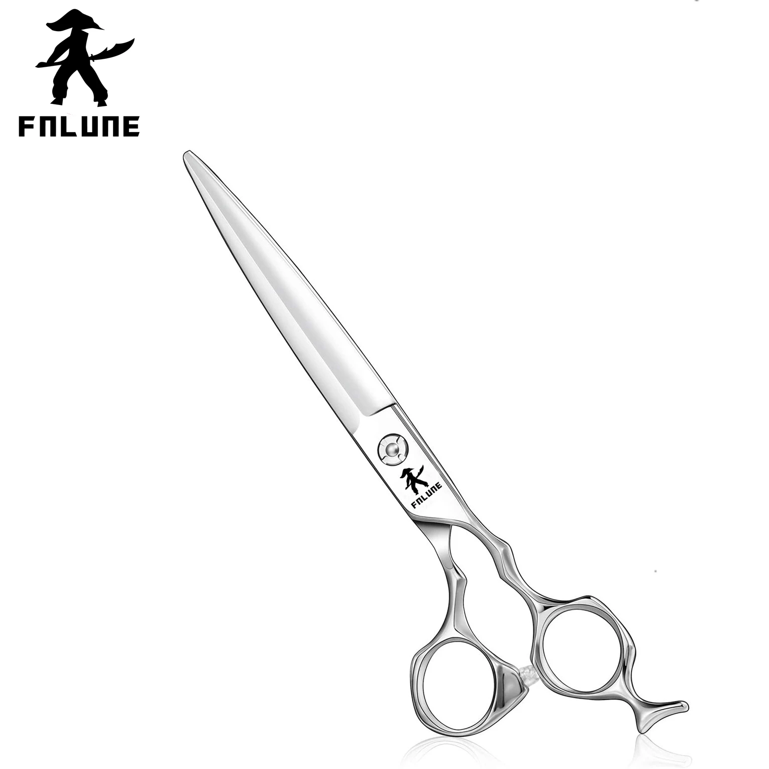 

FnLune 7.0 inch VG-10 broadsword Professional Hair Salon Scissors Cut Barber Tools Haircut Shear Hairdressing Scissors