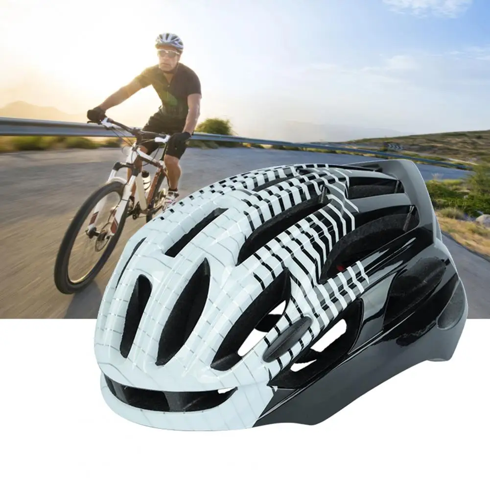 

Bicycle Safety Helmet Thickened Lining Good Impact Resistance Lightweight Mountain Road Bicycle Helmet for Cycling