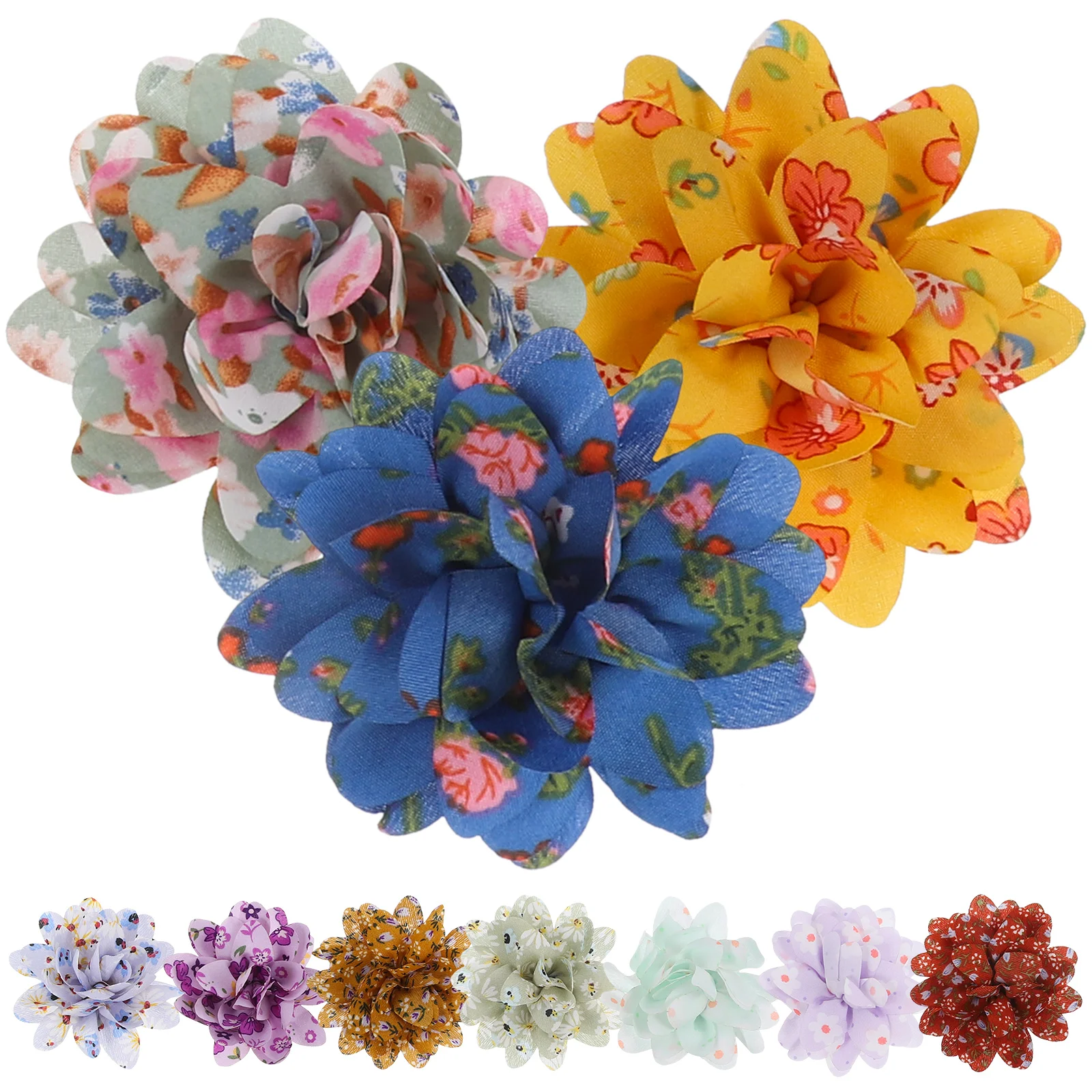 

10 Pcs Dog Bow Puppy Grooming Accessories Cat Flower Collar Decor Pet Accessory Ornament Flowers Pets