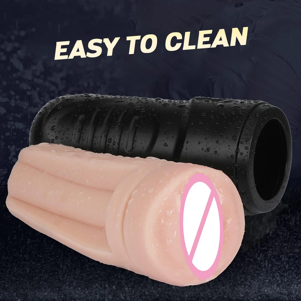 Manual Male Masturbation Cup Silicone Realistic Vagina Clitoris Pocket Pussy Endurance Exercise Adult Goods Sex Toy for Men male masturbator cup,male masturbator,male masturbation aid