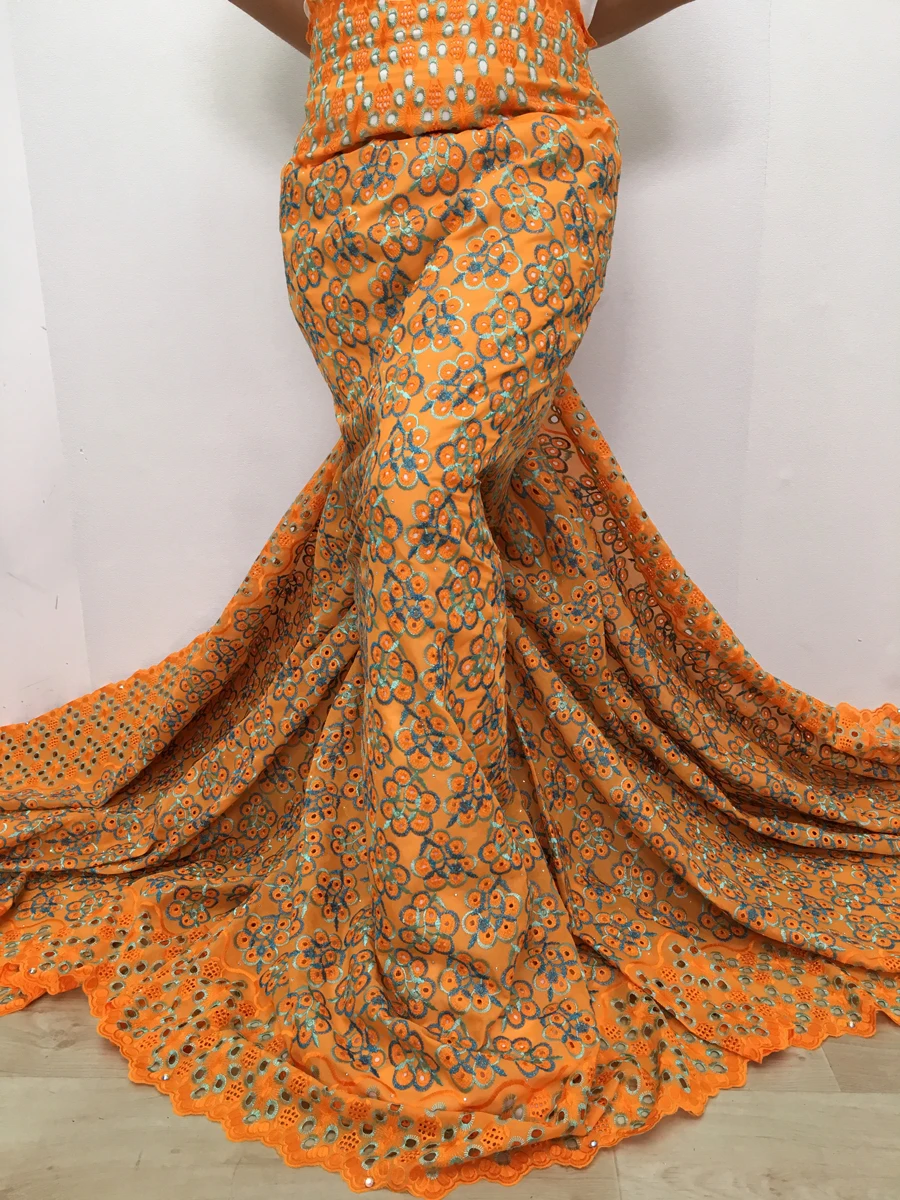 Telas africanas de encaje de gasa suiza de algodón, encaje nigeriano 2025  con piedras para mujer, vestidos de fiesta de noche bordados, 2,5 yardas  4169 - AliExpress, image size:900x1200