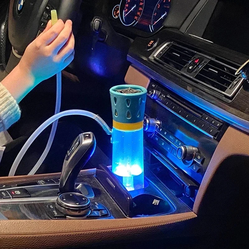 Arabic Hookah Cup Portable Shisha Hookah Removable Fashionable Hookah Holder Handheld Led Car Hookah Household Hookah In The Car 2