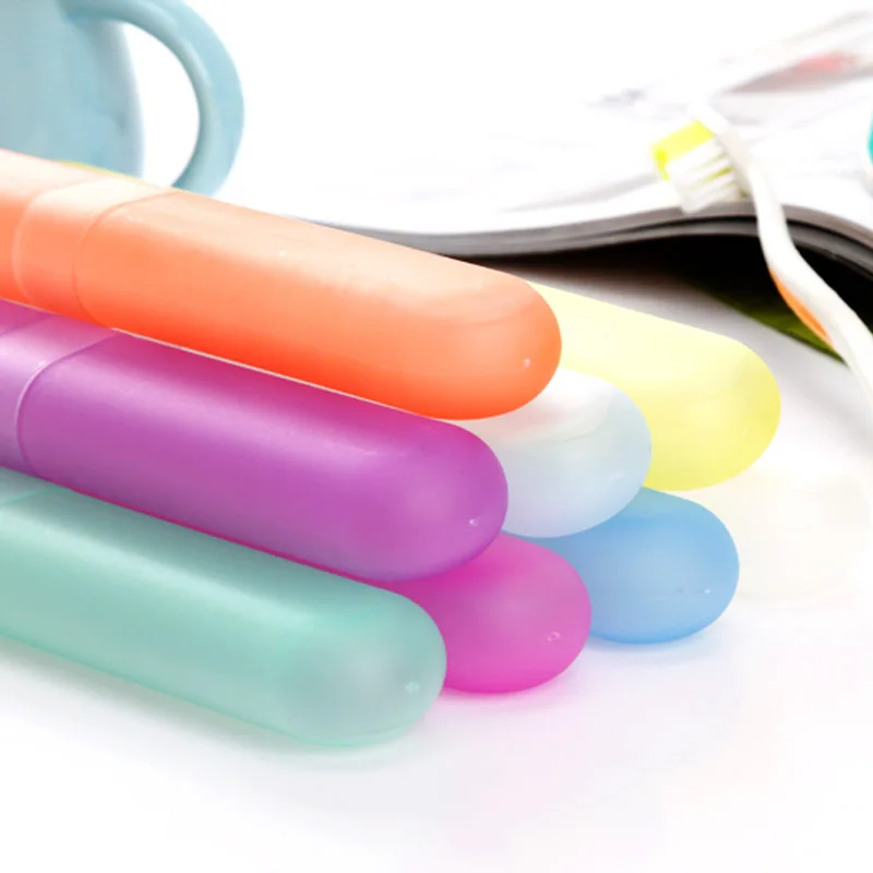 Toothbrush Holder Portable Travel Toothbrush Tube Cover Case