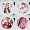 Zero Two Darling in the FranxxRubber Small Office Student Gaming Thickened Writing Pad Non-slip Cushion Mouse Pad Desk Play Mats 1