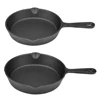 Cast Iron Skillet Cast Iron Vintage Iron Casting Pan 16cm 20cm Vintage Cast Iron Skillet Frying Pan Burnt NOn stick Cast Iron 1