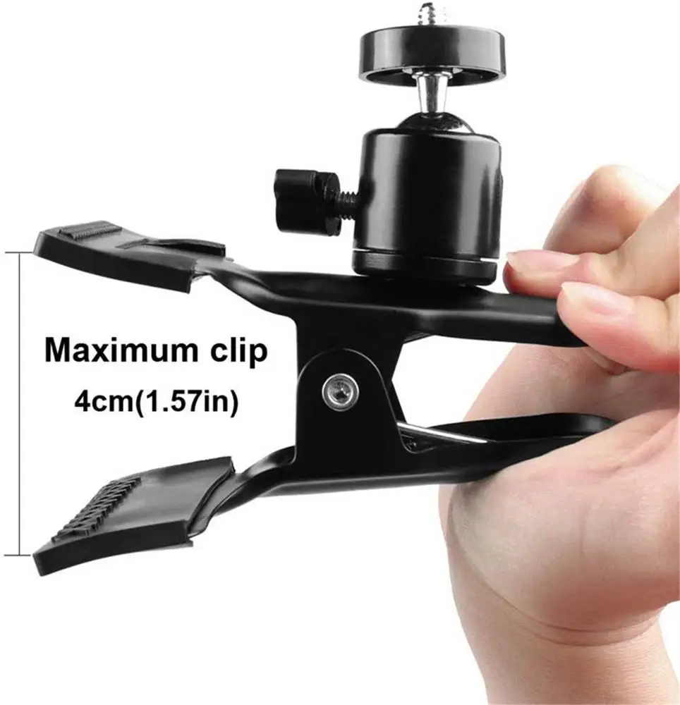 Description Picture 5 of itemKalimba Headstock Holder Music Teaching Recording Phone Bracket Street Guitar Head Stand For Cell Phones Action Cameras