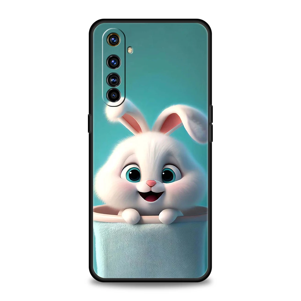 Adorable Rabbit with Purple Hat Shockproof Phone Case
