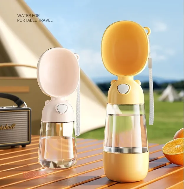 NONOR Dog Water Cup Pet Portable Water Bottle Dog Cat Travel Pet Water Bowl With Food Dispenser Pet Dog Supplies 6
