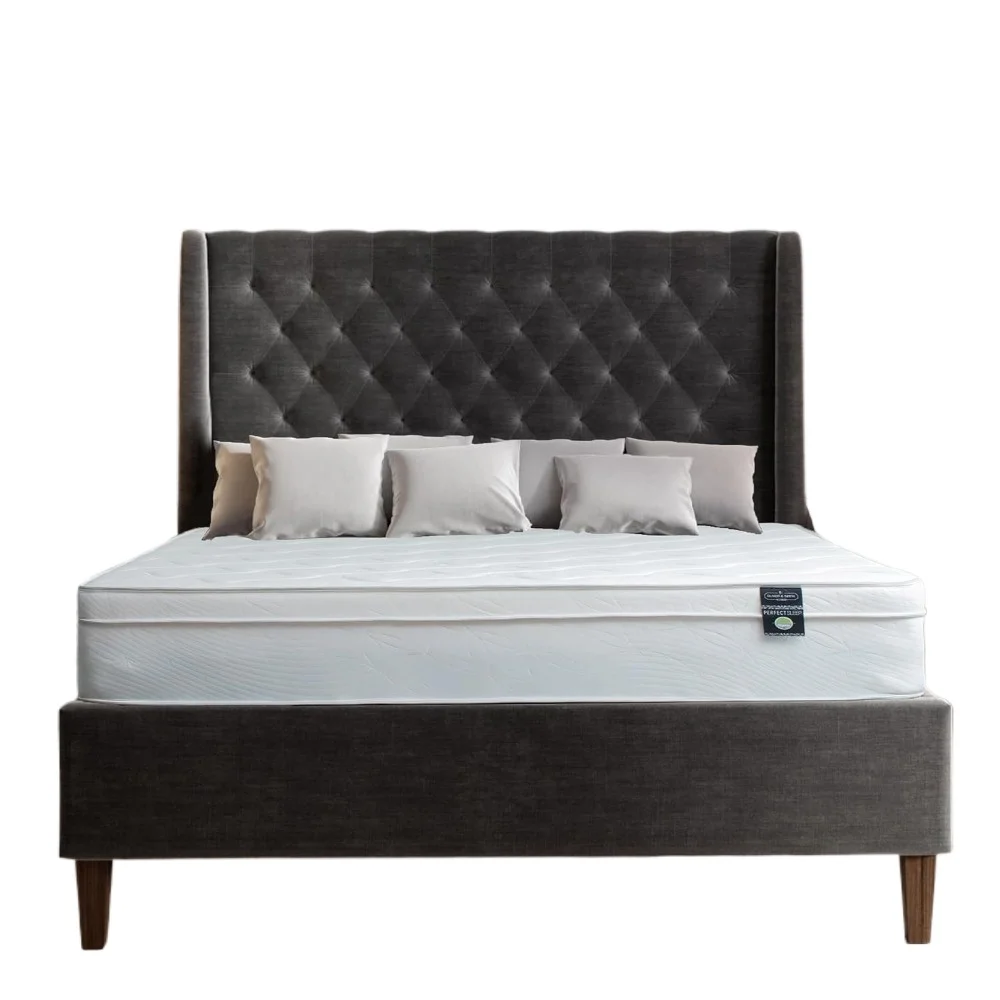 Full Size Mattress- 8 Inch Hybrid Mattress Full with High Density & Comfort Cold Foam - Eco-Friendly, Breathable Full Mattress 6