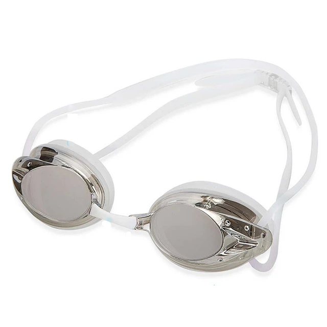 Professional Swimming Goggles Men Women Waterproof Anti-fog Cool Silver Plated Swim Glasses Comfortable Diving Pool Accessories 6