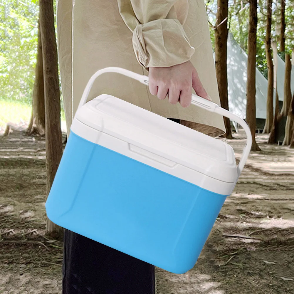 6/5L Cooler Box Portable Thermal Incubator Refrigerator Car Ice Chest Picnic Lunch Box Outdoor BBQ Camping Fishing Ice Case outdoor refrigerator