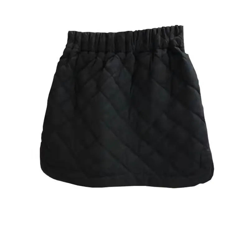Winter Skirts Women Cozy Vintage A-line Temperament Trendy Solid Casual Harajuku Elegant All-match Female Mujer Faldas Fashion