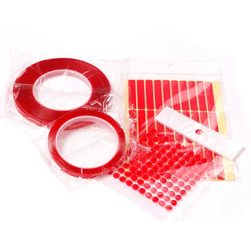 1 Roll Double Sided Nail Art Adhesive Tape For False Tips Nail Art Display Creative Design Stickers Strong Sticky Glue