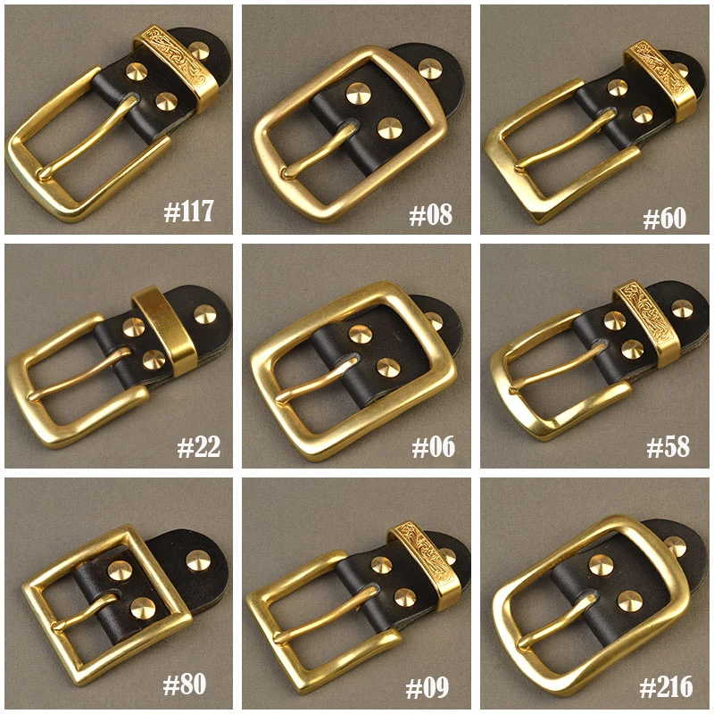 Solid Brass Belt Buckle Brass Belt Buckles Men Belt Accessories