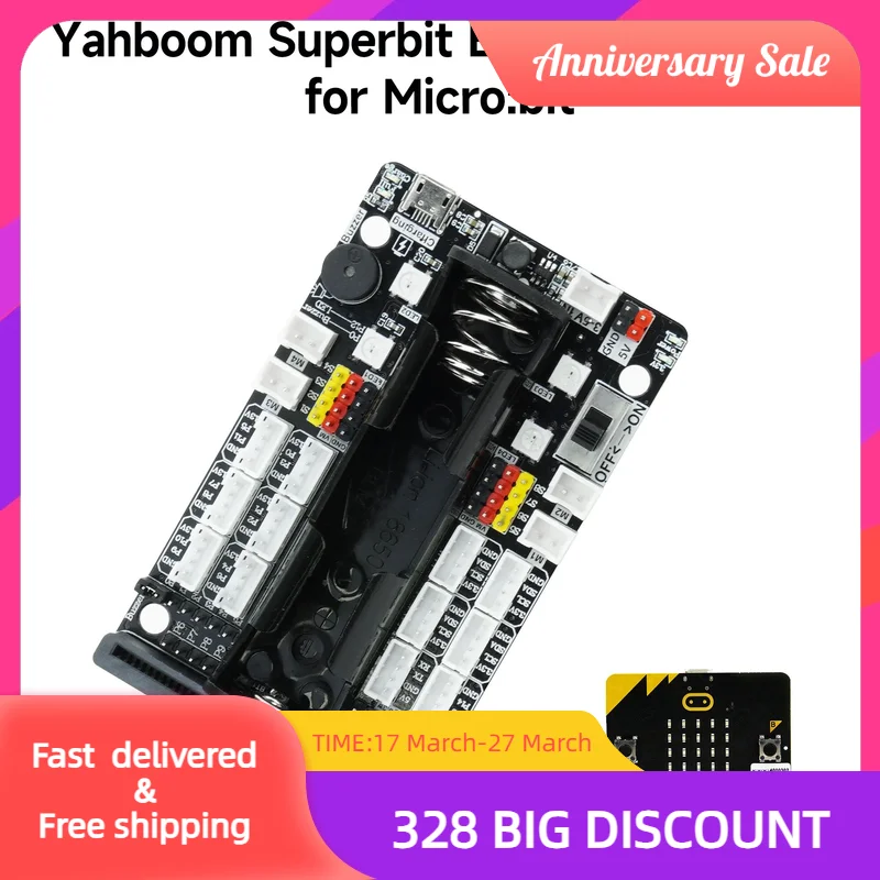 Микробитная Плата расширения yamboom Superbit поставляется с интерфейсом IIC UART для BBC Micro:bit 13 56 мгц hf встроенный кардридер и записывающий модуль с iic интерфейсом разделенная антенна подключенная коаксиальным кабелем 50 ом