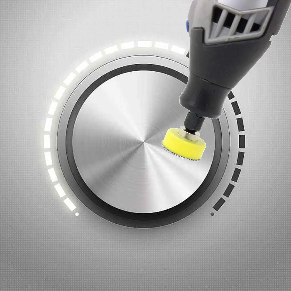 Sanding Pads 4PCS 1 Inch Hook and Look Set Shank Drill Sanding Disc Backing Pads Kit for Wood Auto Surface Grinding