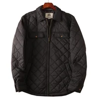 Mens Bomber Jackets Diamond Quilted Fall Winter Rib Varsity Lightweight Winter Coat Waterproof Thermal Outdoor Jacket 1