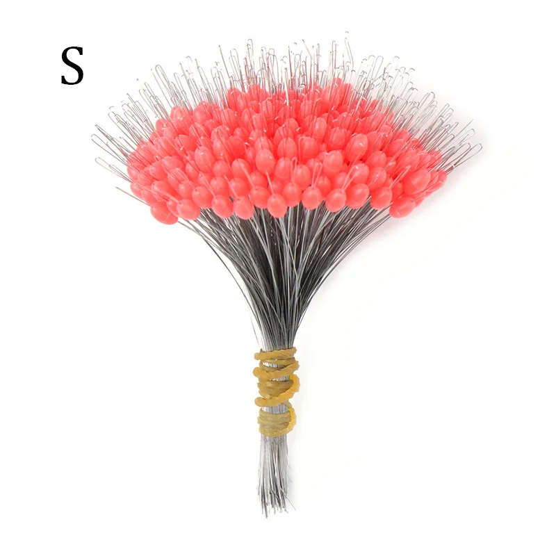 300Pcs Silikon Space Bean Oval Stopper Bobber Beruf Angeln Float Widerstand Anti-Strang Fisch Linie Angeln Getriebe – Detail 12