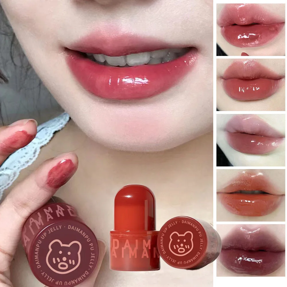 

Matte Crystal-frozen Lip Glaze Moisturizing Lip Frozen Jelly Lipstick Long-lasting Hydrated Lip Gloss Korean Women Makeup Beauty