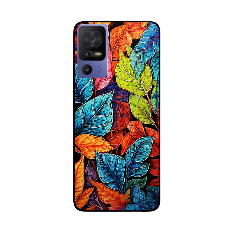 Leaf Panda Soft Silicone Back Cover - Protective Phone Case