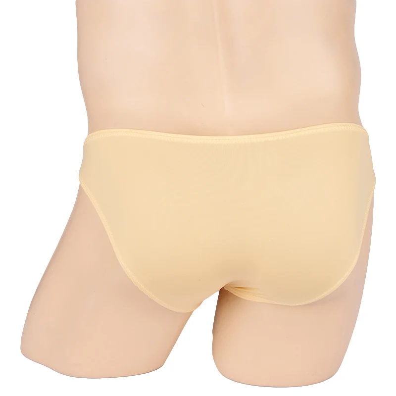 Men's Novelty Underpants Fun Triangle Pants Perspective Ice Silk Sexy Temptation Belt JJ Set Elephant Trunk Elephant Pants