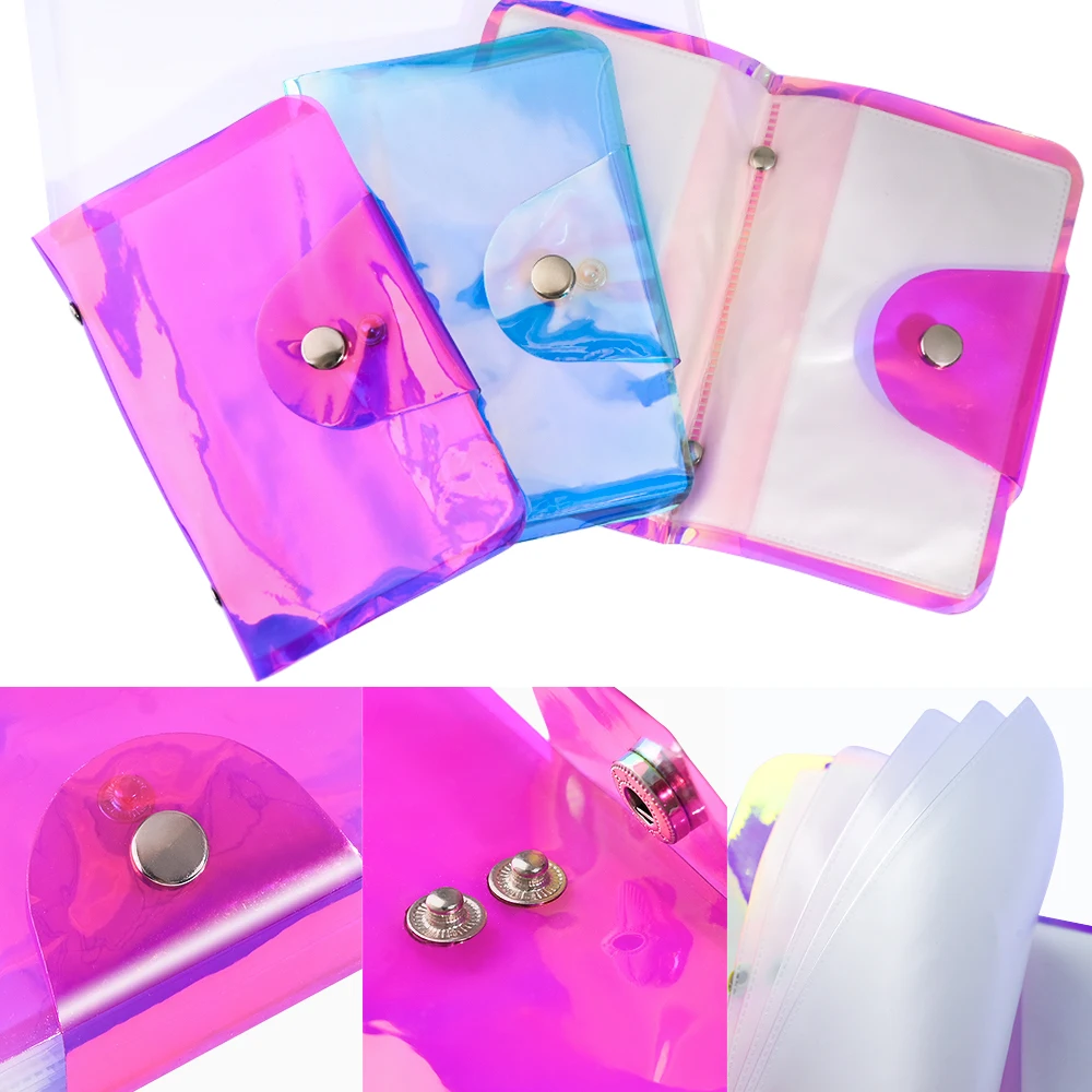 20 Slot Pu Rettangolare Nail Stamping Plate Holder Nail Art Stamp Template Card Bag Vuoto Stencil Album Storage Case Organizer