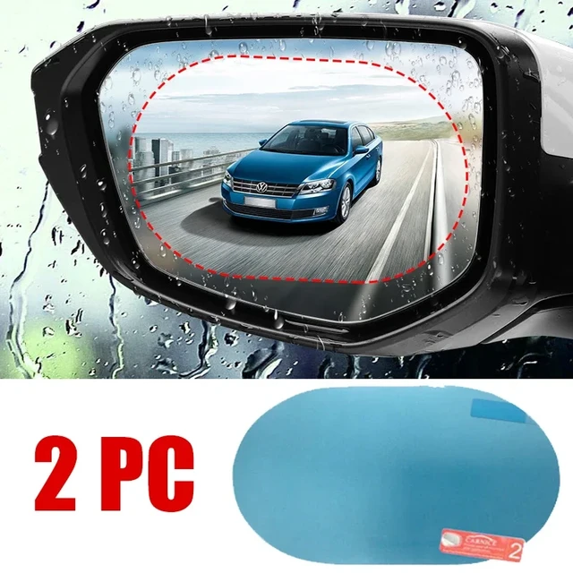 Film autocollant transparent imperméable à la pluie pour voiture, Film  antibuée pour rétroviseur latéral, accessoires de conduite sûrs - AliExpress