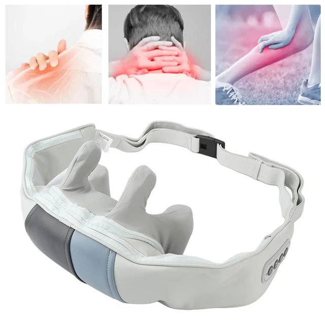 Shiatsu Neck Back Shoulder Massager with Heat Cordless Rechargeable Deep  Tissue Massager Device Neck Pain Relief Heating Massage - AliExpress