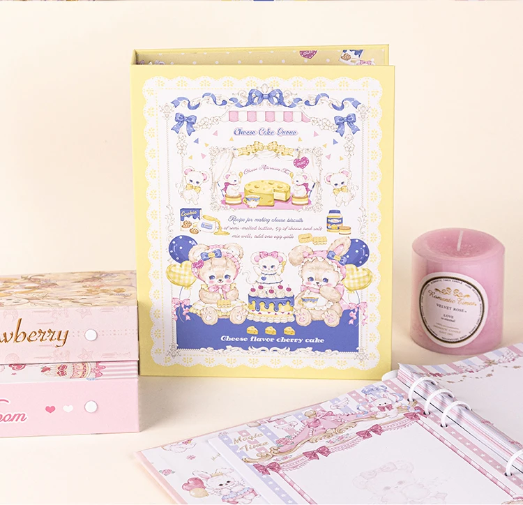 Cute 4 Styles A5 Binder Kpop Photocard Collect Book 4grid